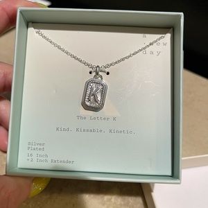 A New Day silver K necklace